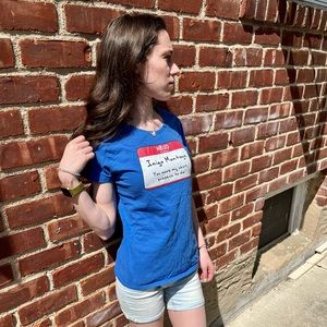 Inigo Montoya name tag t-shirt